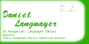 daniel langmayer business card